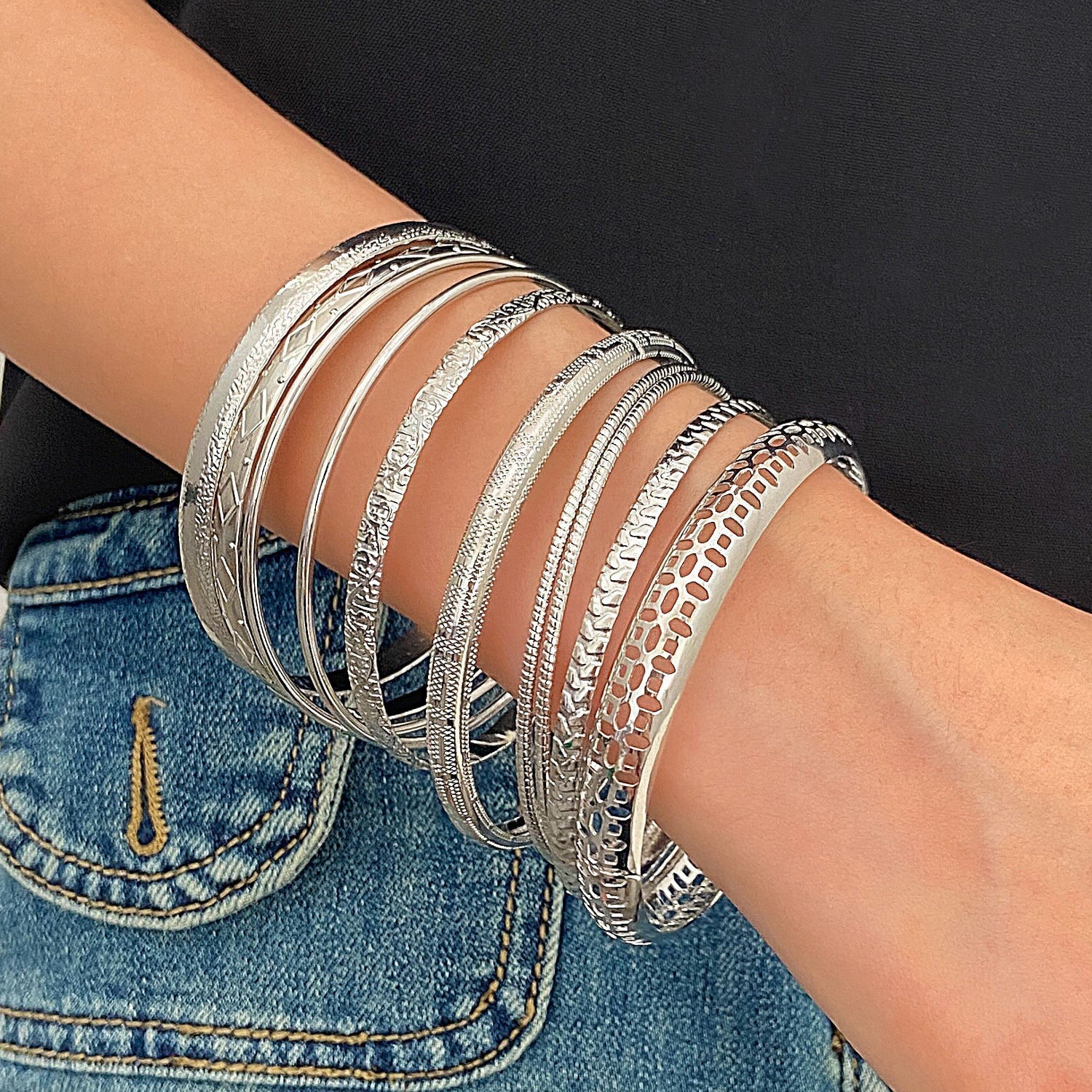 Conjunto de 10 Pulseiras Étnicas