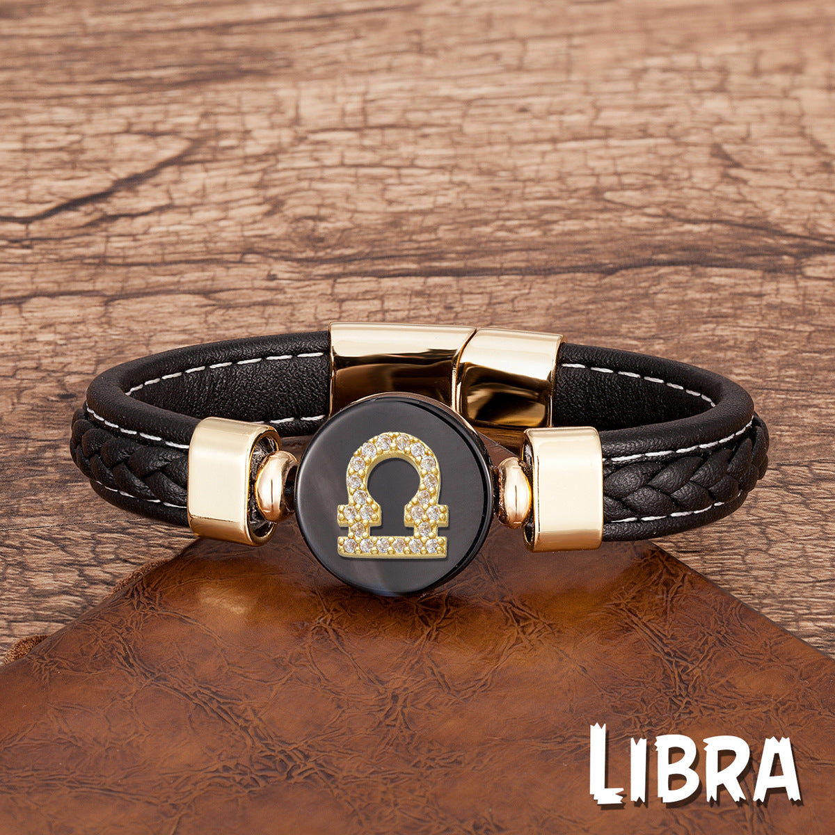 Zodiac Leather Bracelet