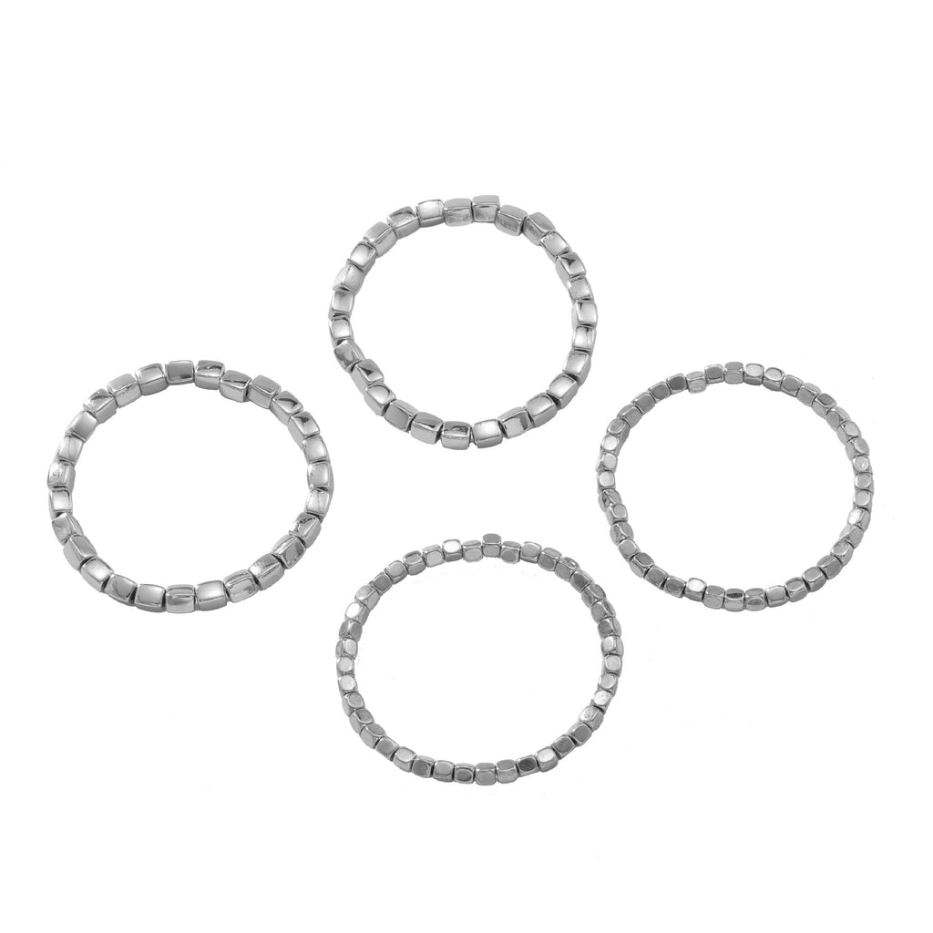 Conjunto de 4 Pulseiras Minimalistas