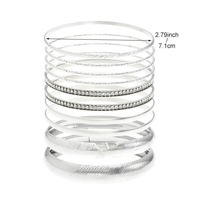 Conjunto de 10 Pulseiras Étnicas