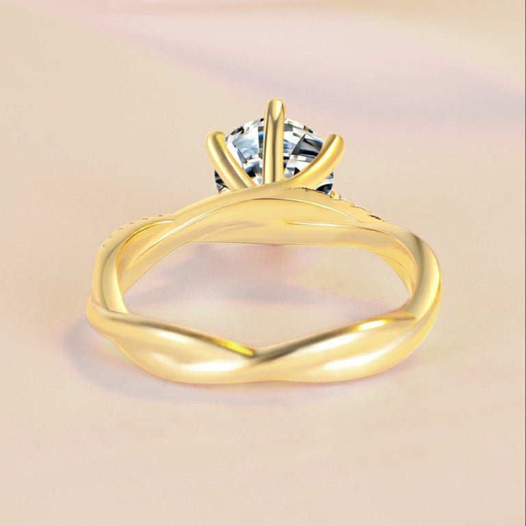 Anel Moissanite