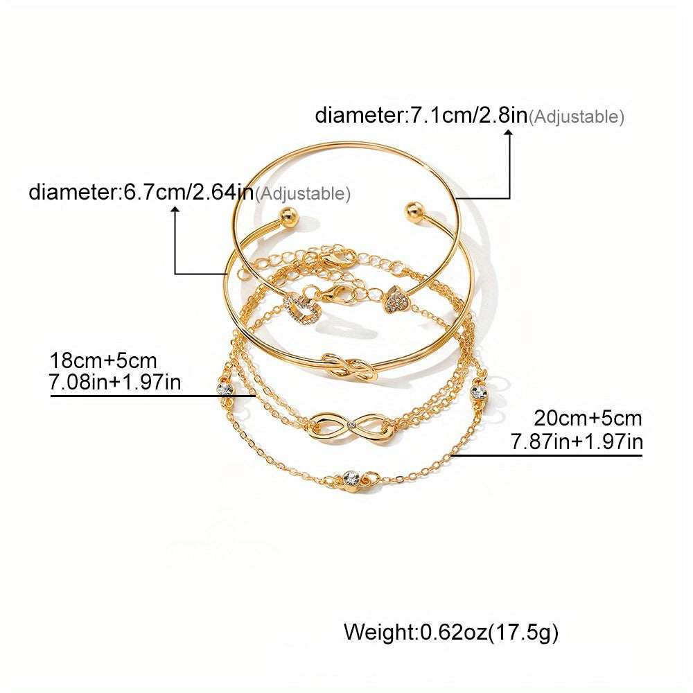 Set of 4 Ethnic Bracelets