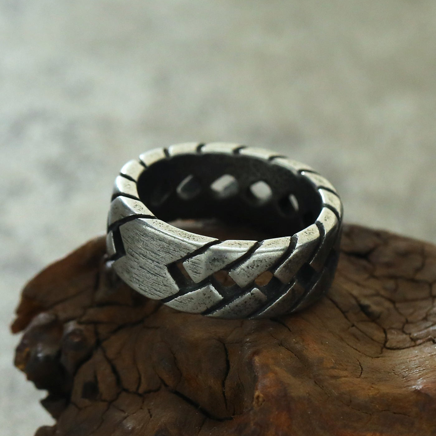 Anel em Aço Titânio