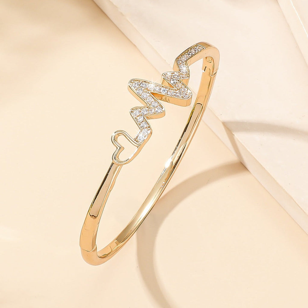 Pulseira Minimalista com Zircônia