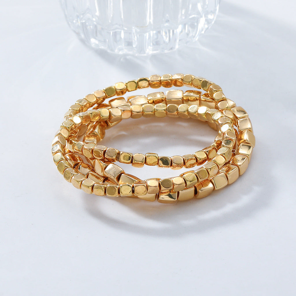 Conjunto de 4 Pulseiras Minimalistas