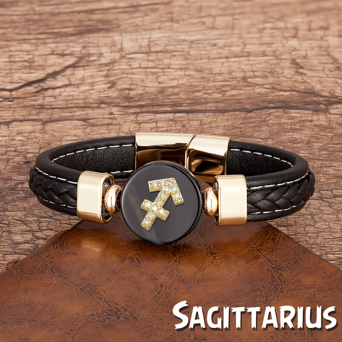 Zodiac Leather Bracelet