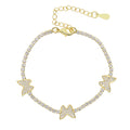 Pulseira Butterfly com Zircônia Cúbica