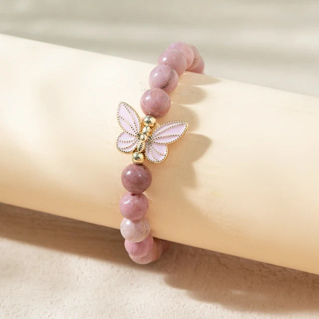 Pulseira Butterfly em Pedra Natural