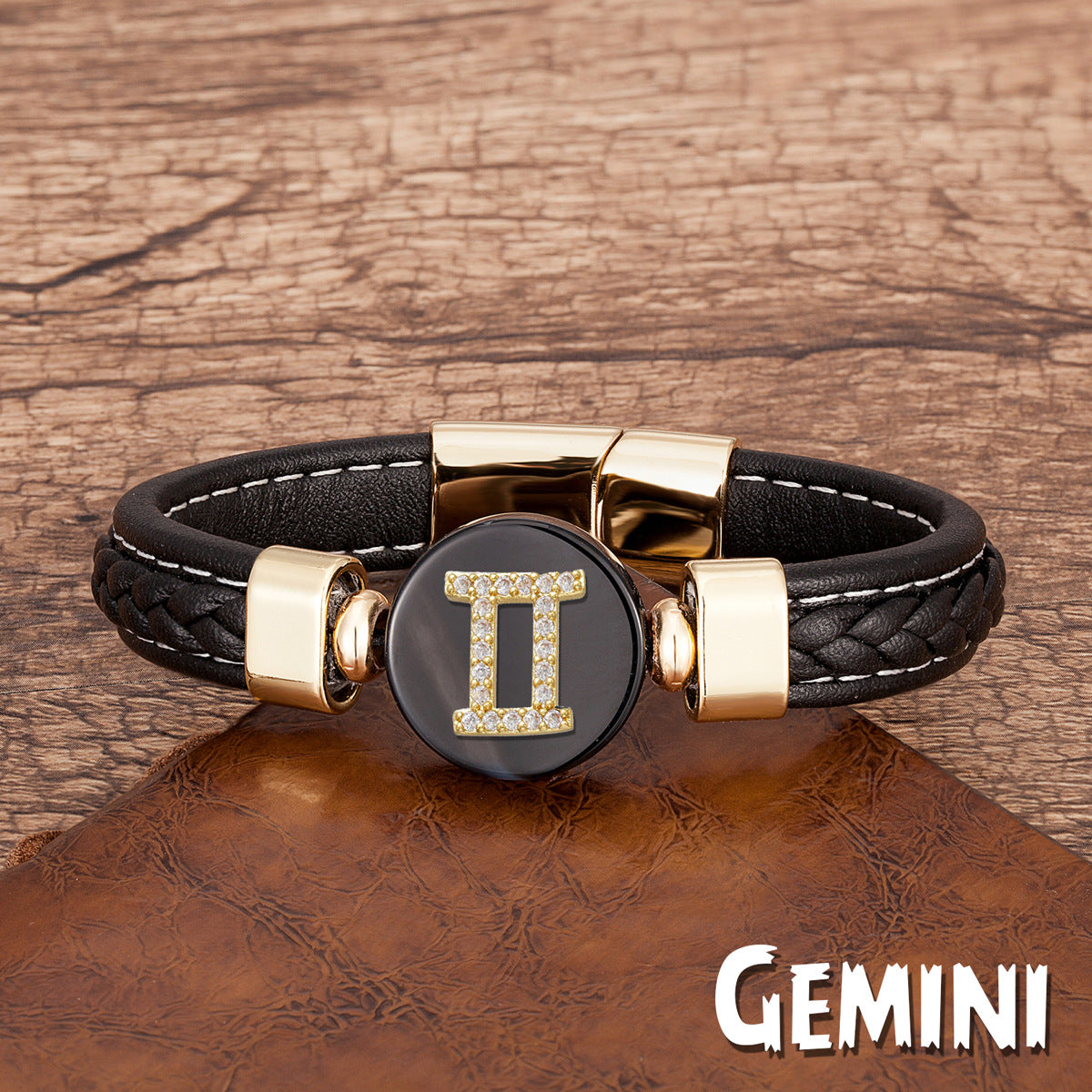 Zodiac Leather Bracelet
