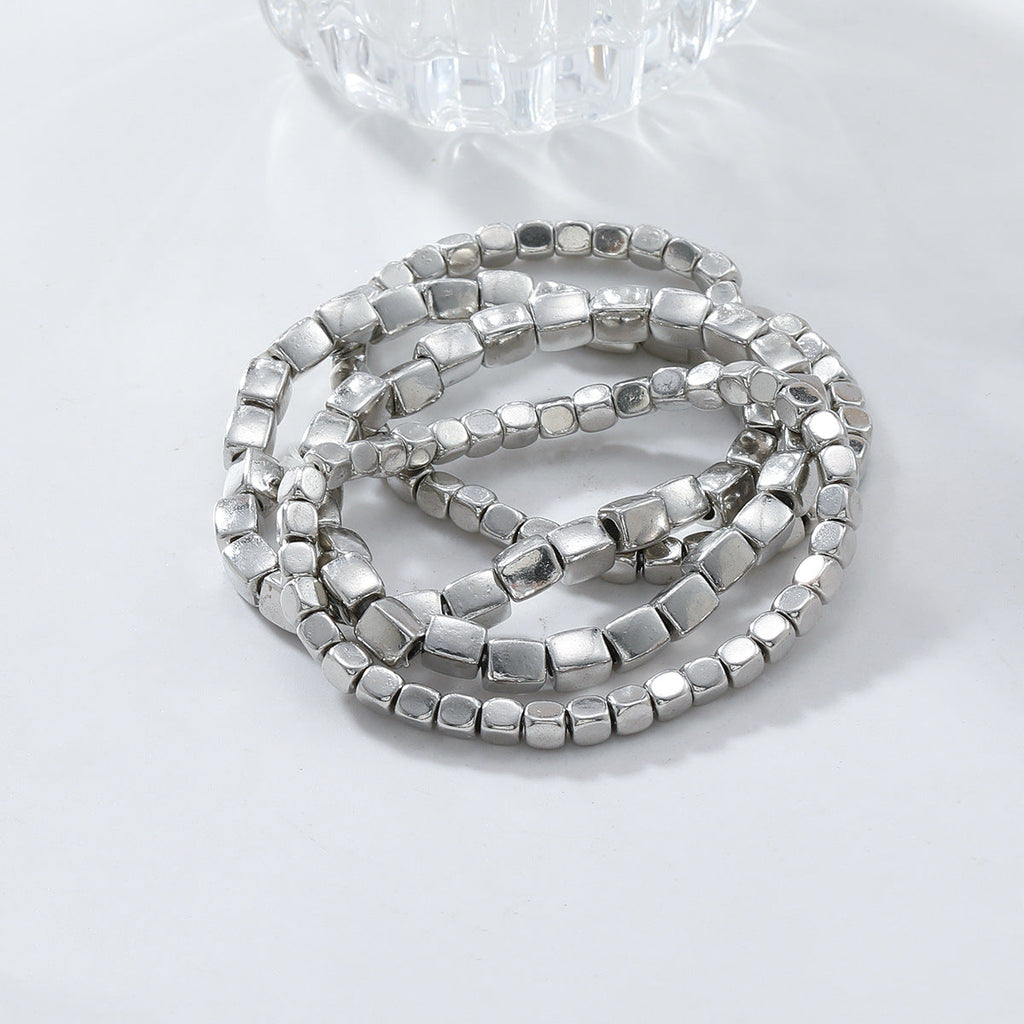 Conjunto de 4 Pulseiras Minimalistas