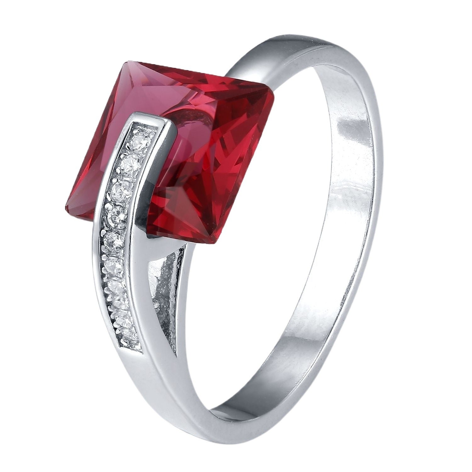 Scarlet Elegance Ring