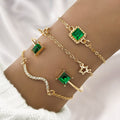 Conjunto de 4 Pulseiras Vintage