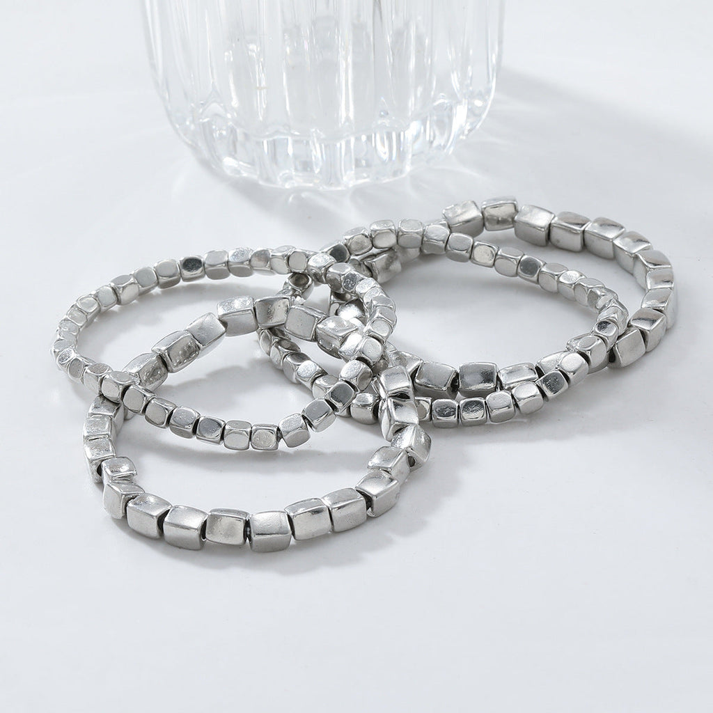 Conjunto de 4 Pulseiras Minimalistas