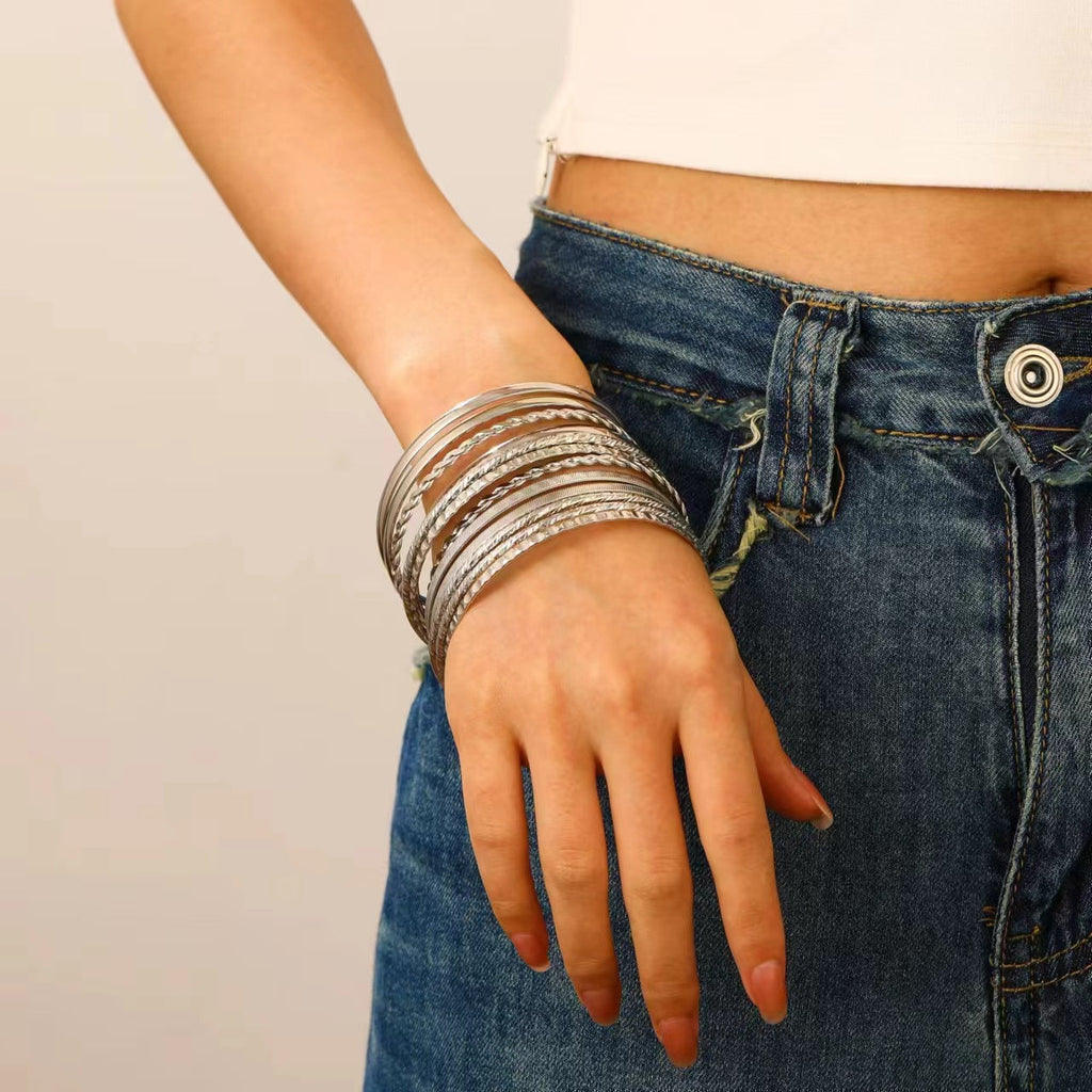 Conjunto de 10 Pulseiras Étnicas