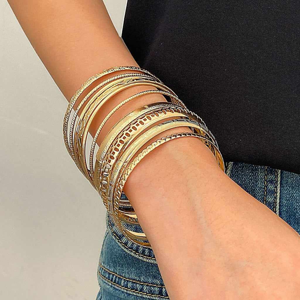 Conjunto de 10 Pulseiras Étnicas