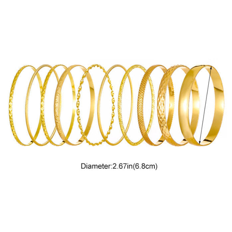 Conjunto de 10 Pulseiras Étnicas