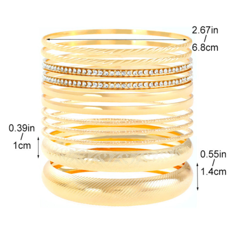 Conjunto de 10 Pulseiras Étnicas