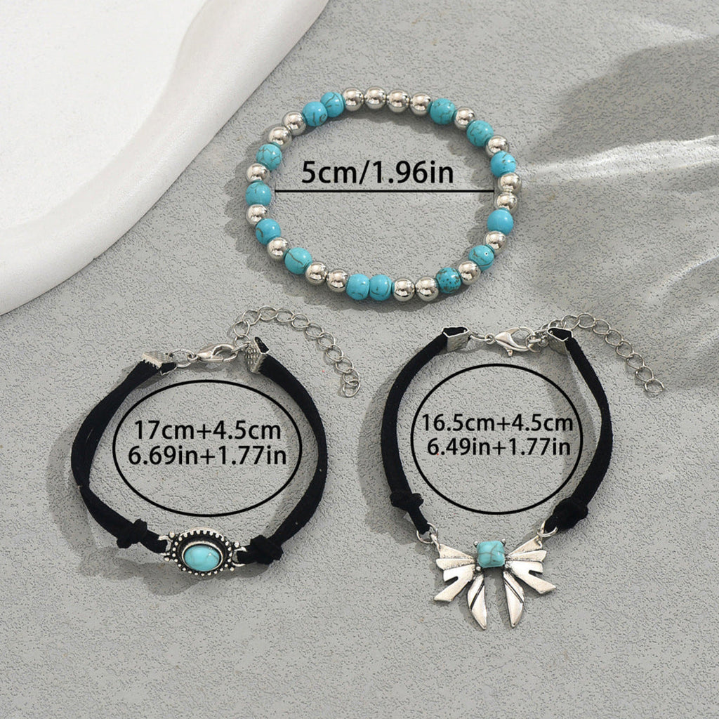 Set of 3 Bohemian Bracelets