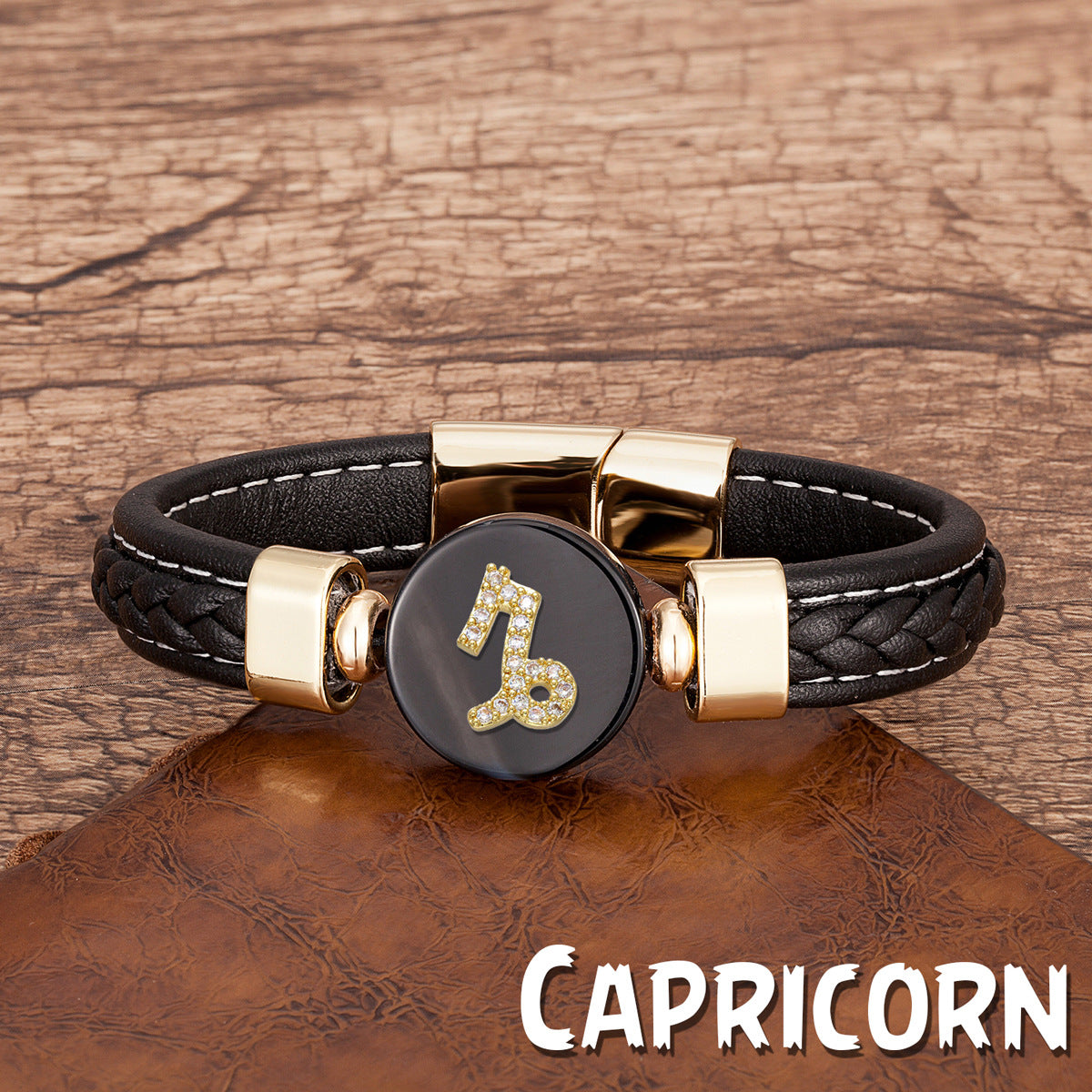Zodiac Leather Bracelet