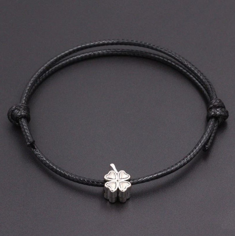 Pulseira da Sorte Trevo de Quatro Folhas
