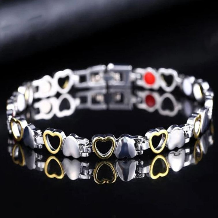 Pulseira Magnética em Aço Inoxidável