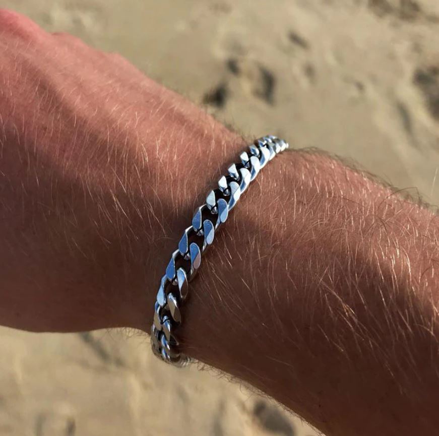 Pulseira em Aço Inoxidável