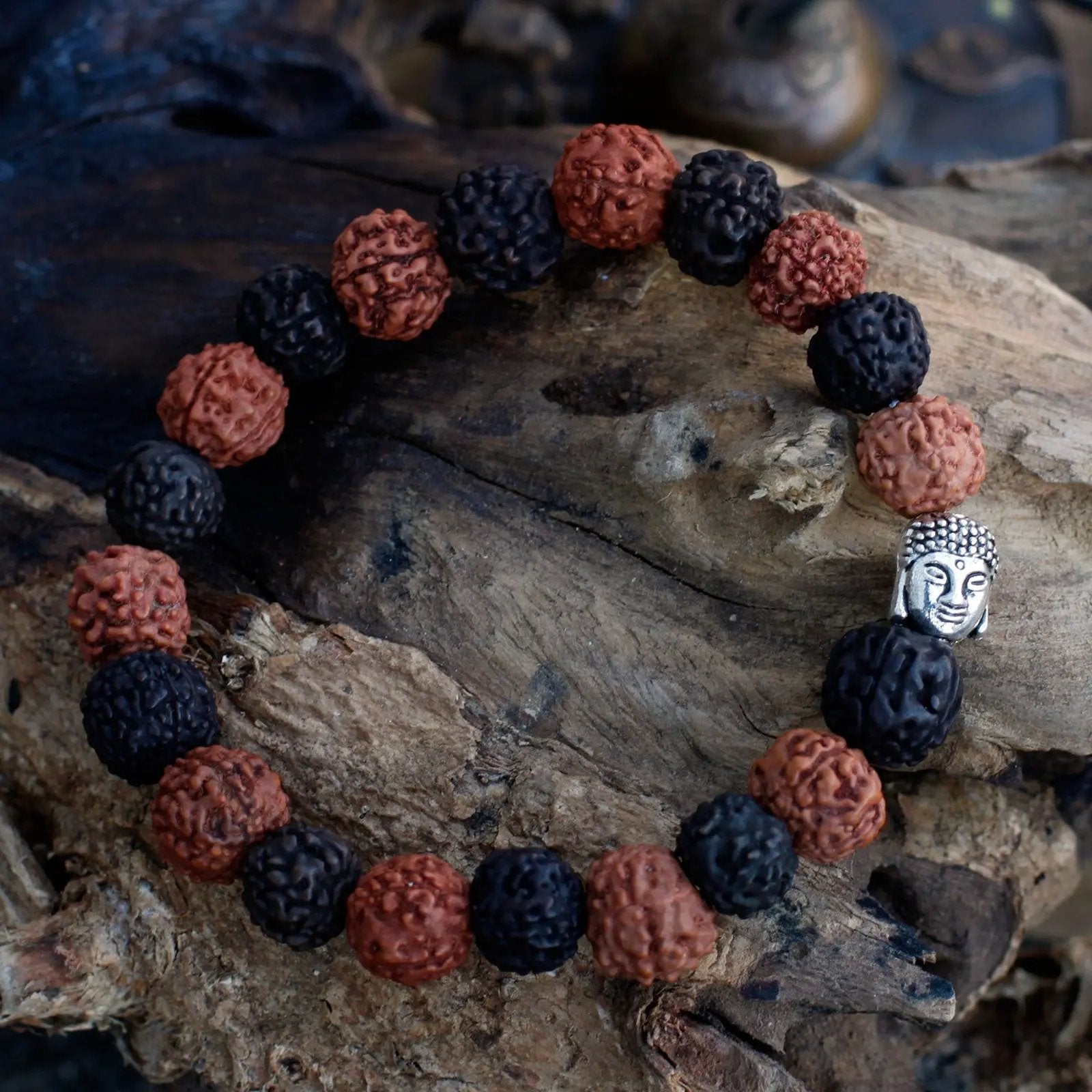 Pulseira de Rudraksha - Mix