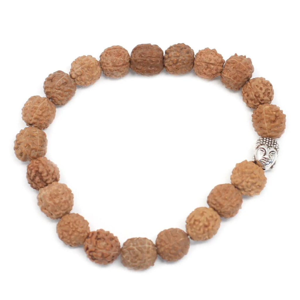 Pulseira de Rudraksha - Natural