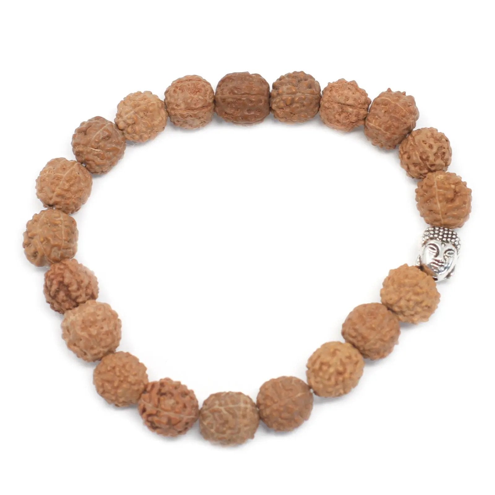 Pulseira de Rudraksha - Natural