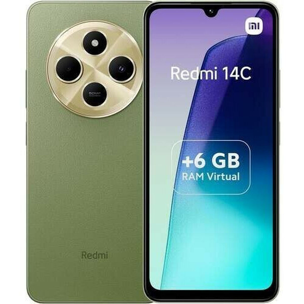 Smartphone Xiaomi Redmi 14C 6.36" 6 GB RAM 128 GB Verde
