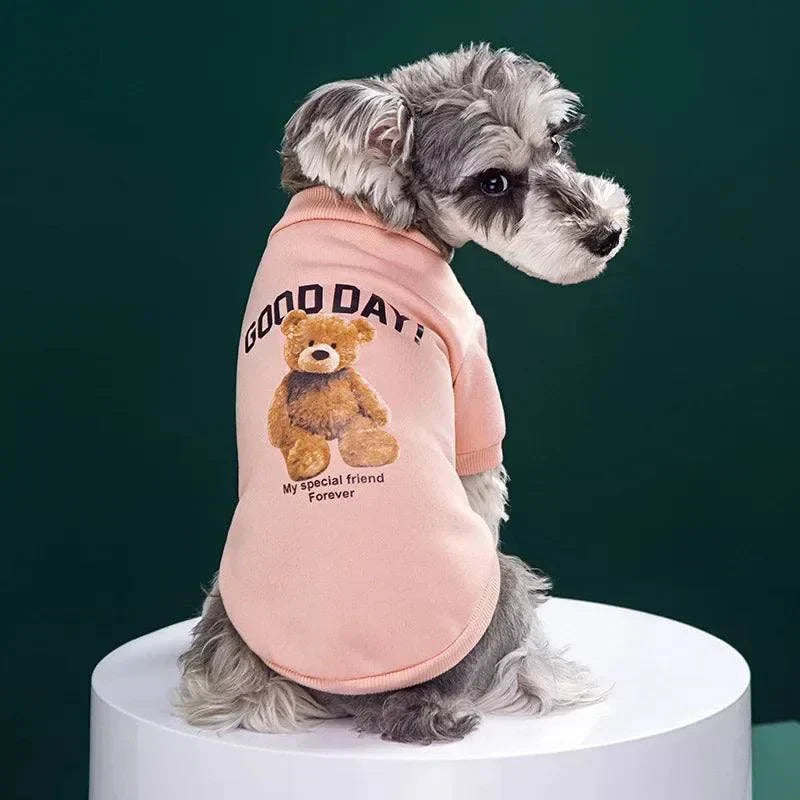 Cute Bear Sweater for Pets | Warm Pullover for Small & Medium Dogs and Cats | Winter Chihuahua Outfit