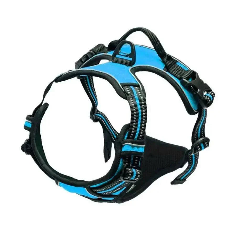 No Pull Dog Harness | Heavy-Duty Front Clip with Reflective Straps & Easy Control Handle for Large Dogs