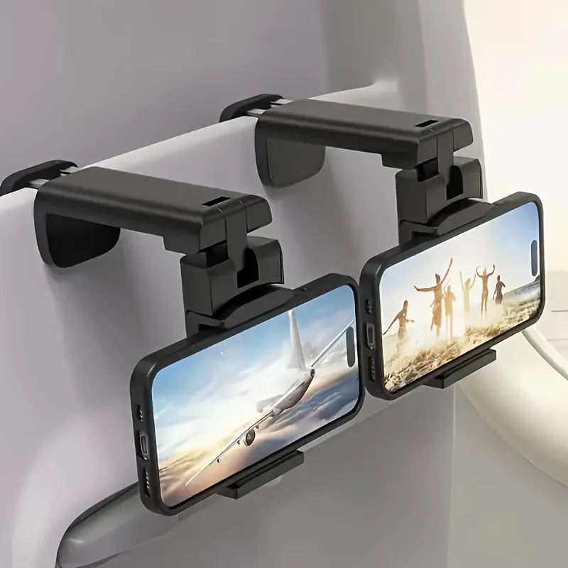 1/2pcs,Phone Holder-Car & Tabletop Mount for Hands-Free Viewing, The Ideal Gift for Travel Enthusiasts, Plane Travel Accessories