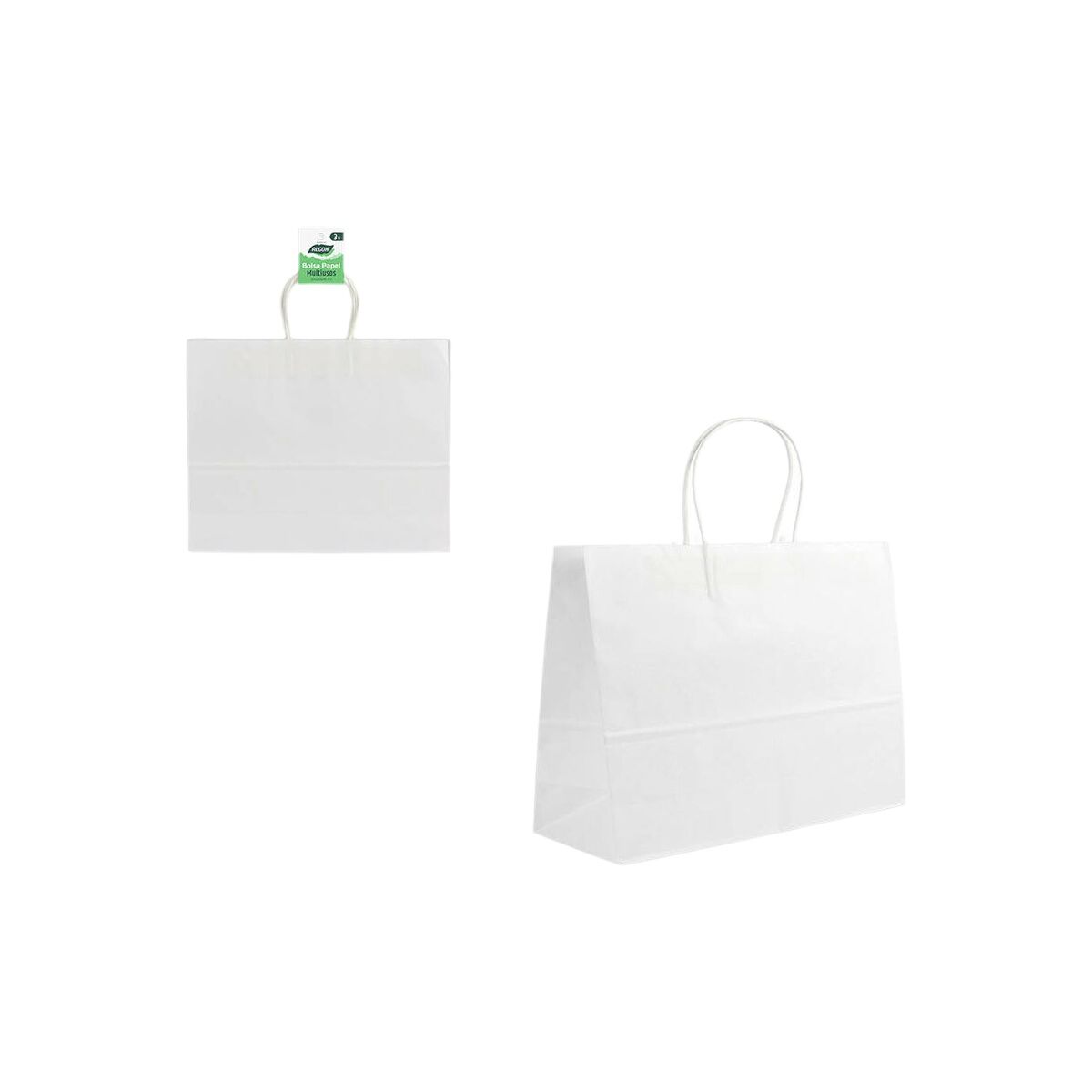 Algon Reusable Food Bags, White, 3 Pieces (24 Units)