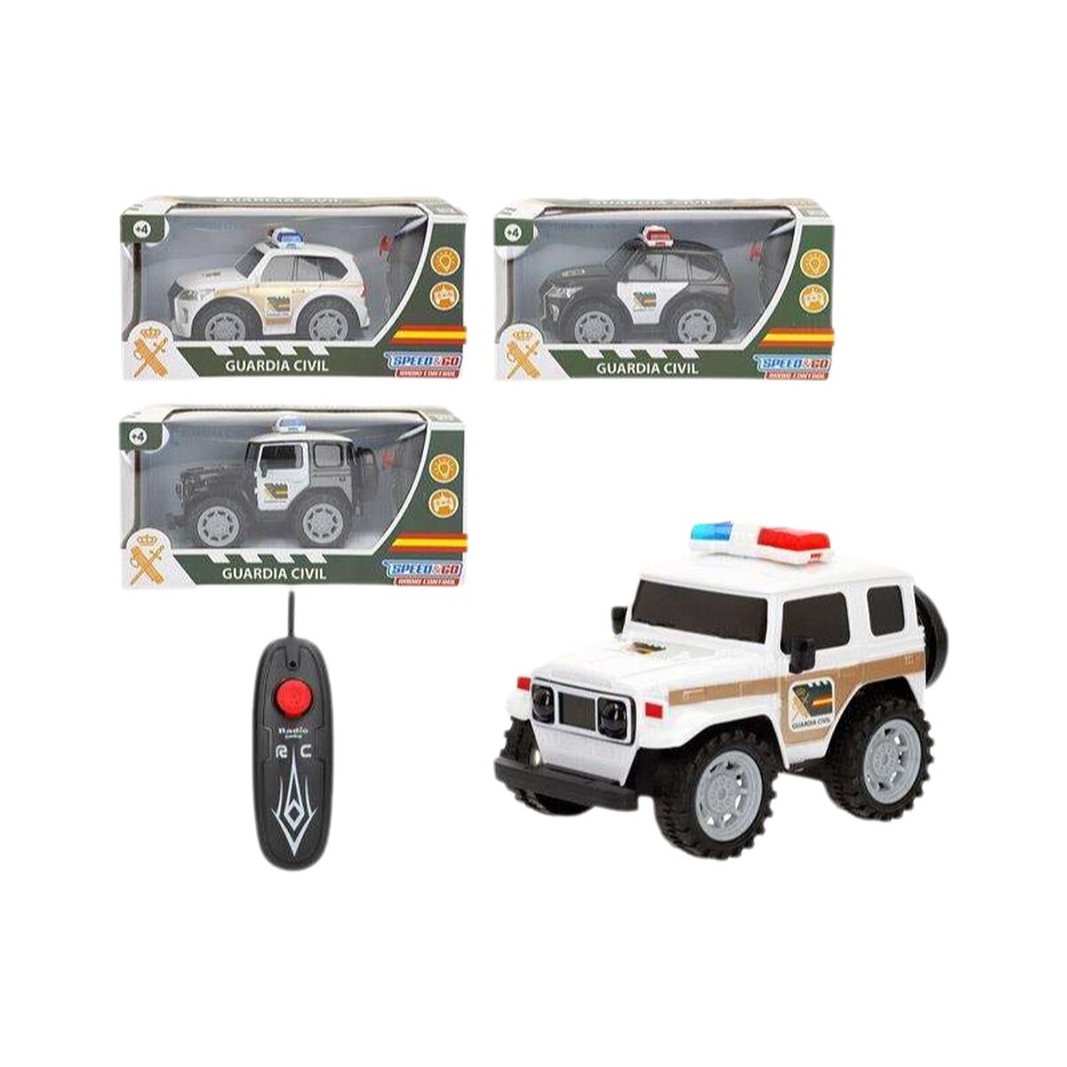 Coche radiocontrol Colorbaby 1:24 Guardia Civil