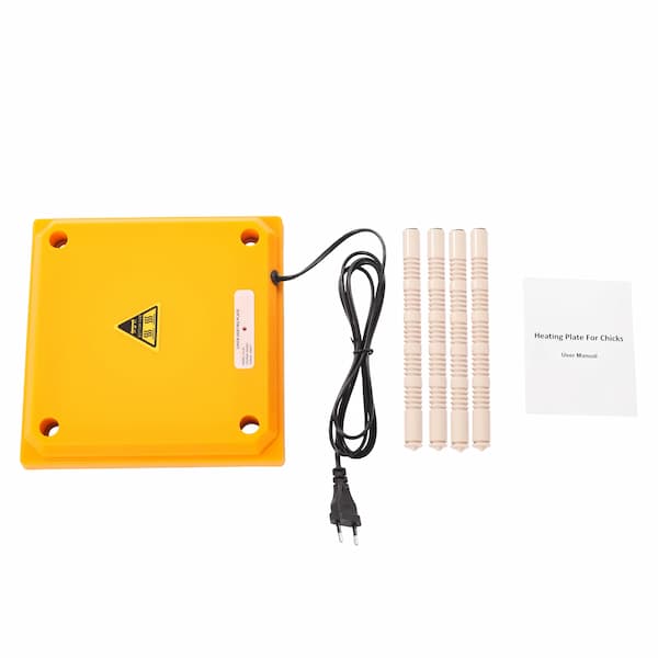 Adjustable Radiant Heat Brooder Plate for Chicks, Ducks & Small Birds – Safe, Low-Watt Winter Heating (10x10 inch, 15W)