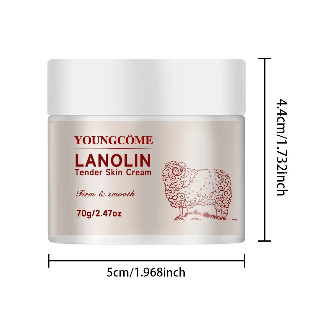 100% Pure Lanolin Cream for Dry & Itchy Skin, Cracked Lips, Breastfeeding, Baby Care, Moisture-Rich, Nursing Essentials & Petrol