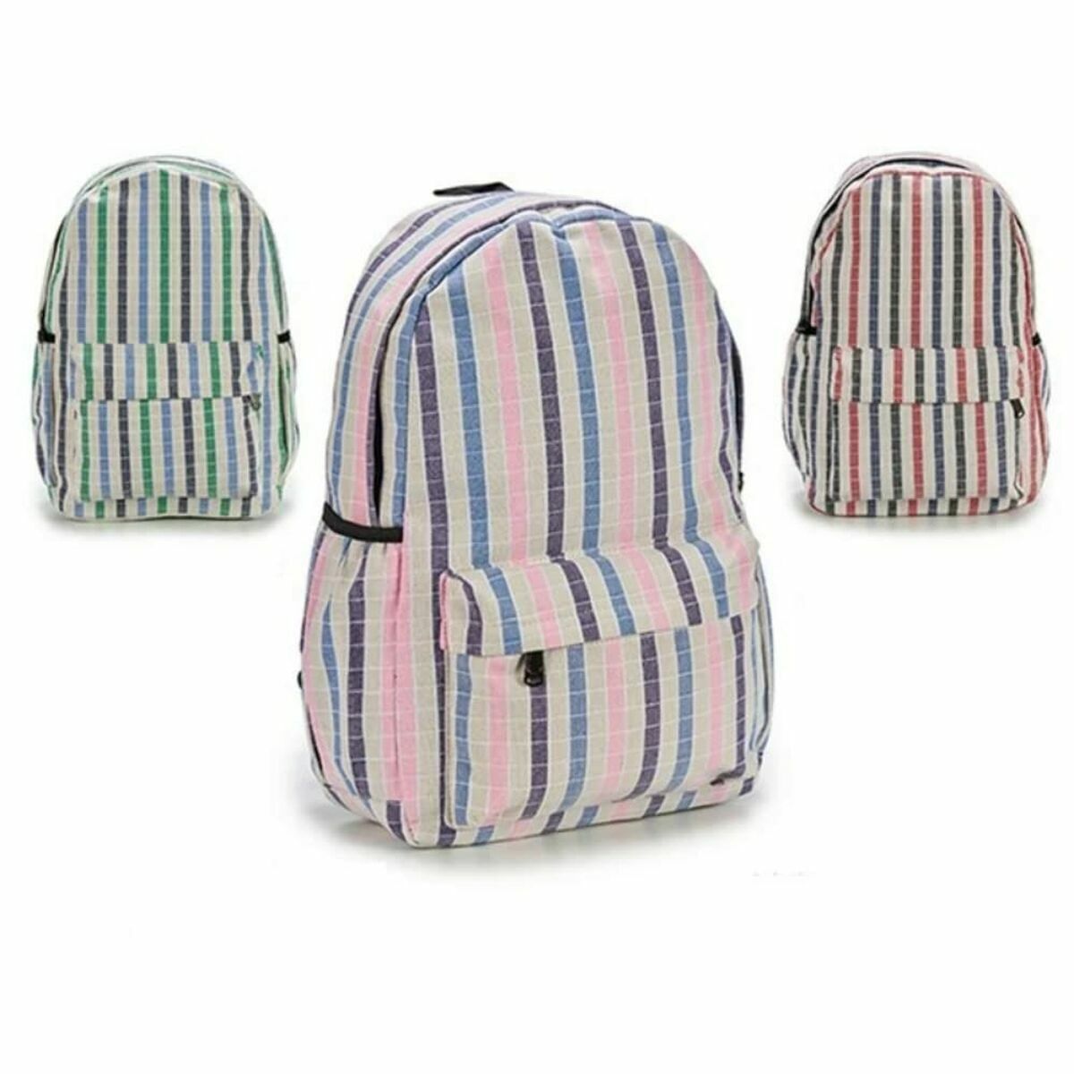 Mochila Escolar Pincello AR1903643 Multicolor Rayas 13 x 45 x 31 cm (12 Unidades)