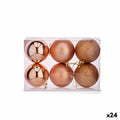 Set of 24 Christmas Balls, Plastic Cover, 8 x 9 x 8 cm