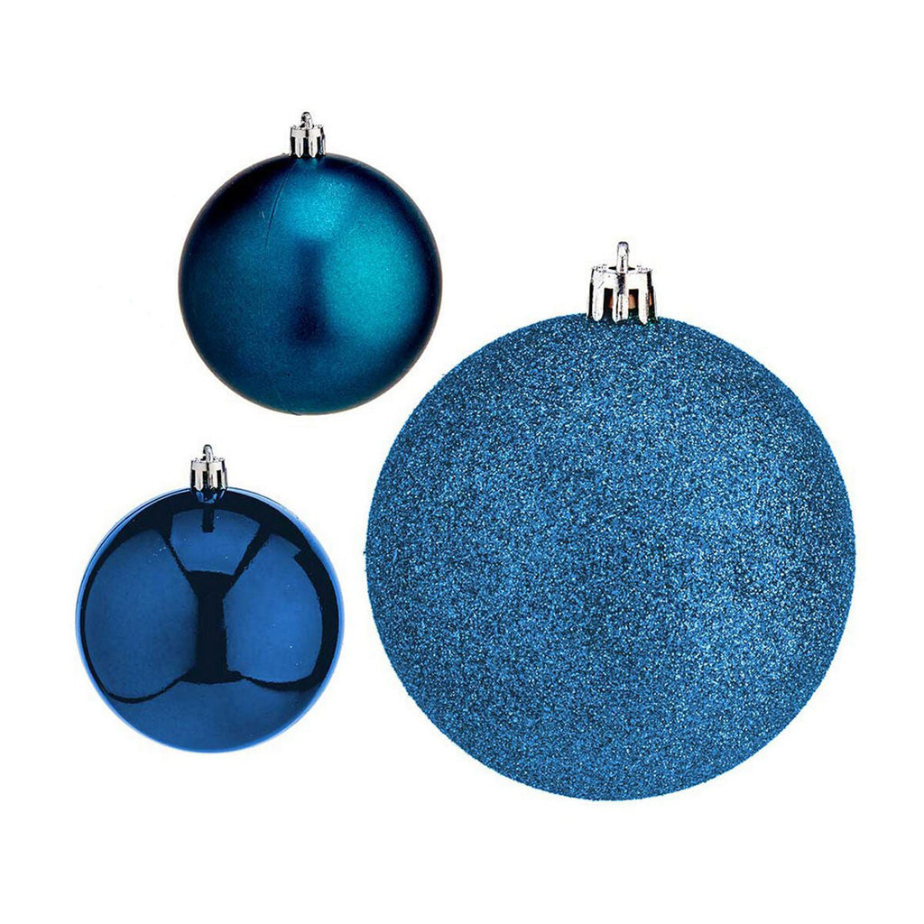 Krist+ Christmas Ball Set 00771 Blue Plastic (12 Units)