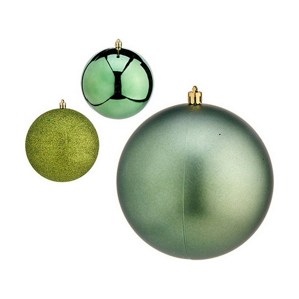Krist+ Christmas Ball Set 00804 00804 Green Plastic Ø 12 cm 6 Pieces (6 Units)