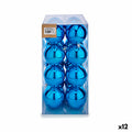 Krist+ Christmas Ball Set K1912475-1 Blue Plastic (12 Units)