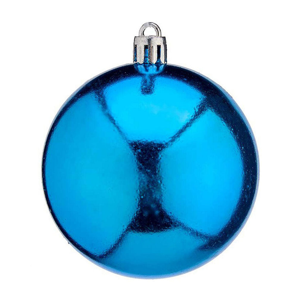 Set of Christmas balls Krist+ K1912476-1 Blue Plastic Ø 7 cm (12 Units)