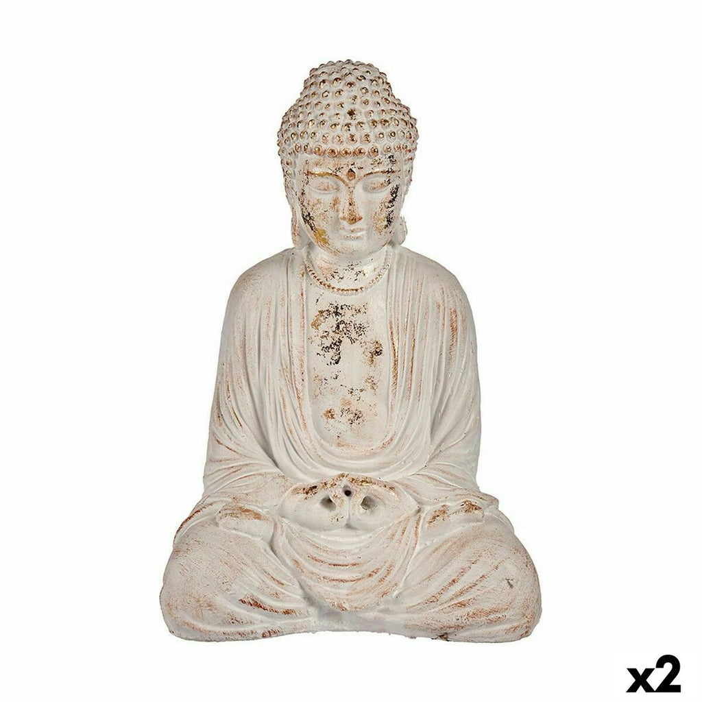 Decorative Garden Figure Ibergarden CC20403 Polyresin Buddha 22.5 x 40.5 x 27 cm (2 Units)