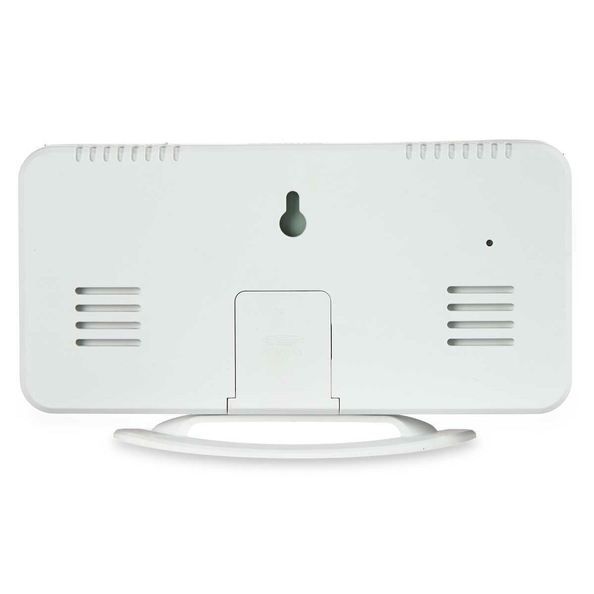 Relógio Digital de Mesa Branco ABS 15,7 x 7,7 x 1,5 cm (12 Unidades)