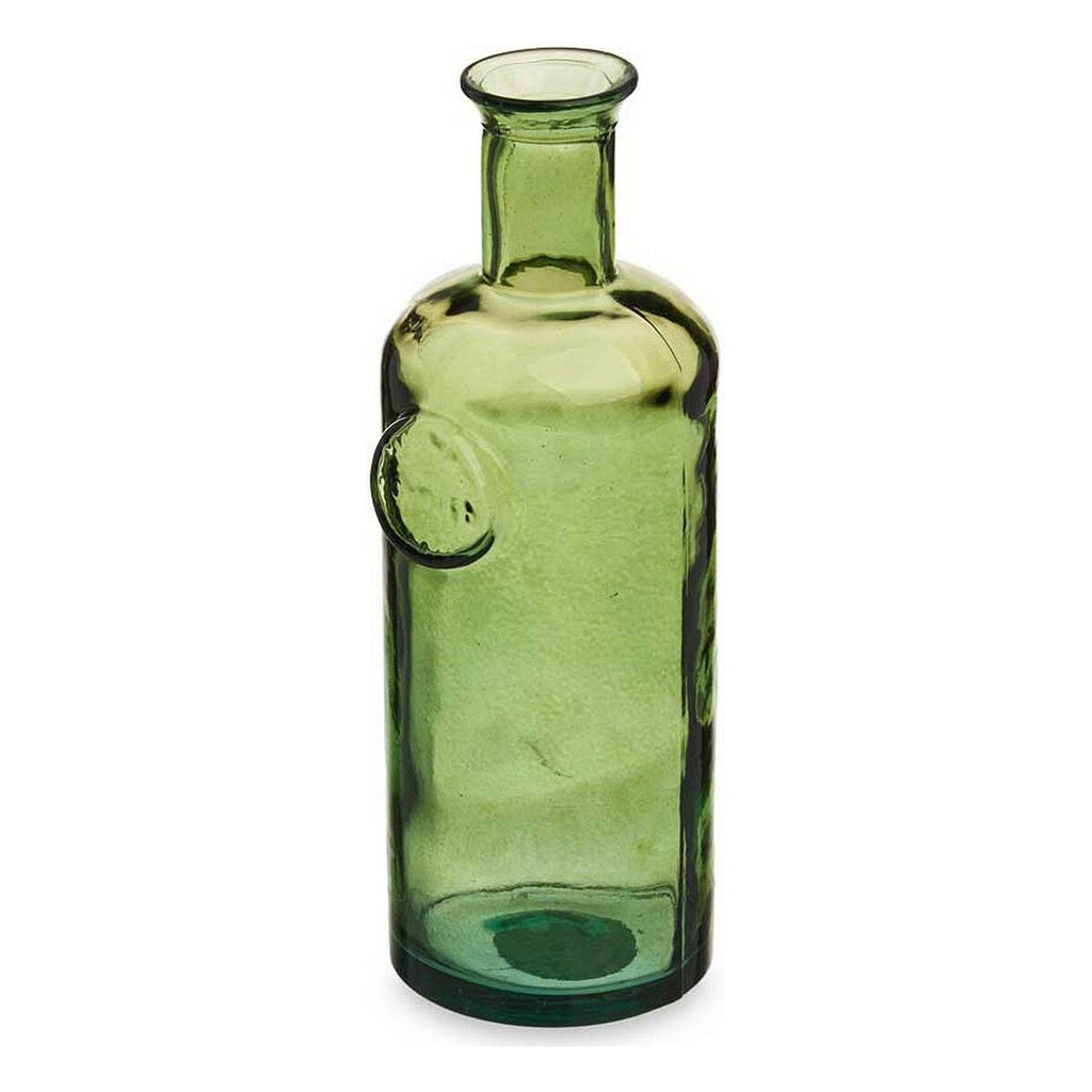 Decorative Bottle Gift Decor Stamp Green 11.7 x 33.5 x 11.7 cm Decoration (6 Units)