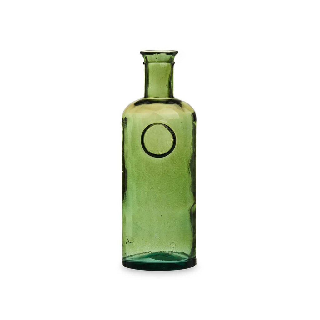 Decorative Bottle Gift Decor Stamp Green 11.7 x 33.5 x 11.7 cm Decoration (6 Units)