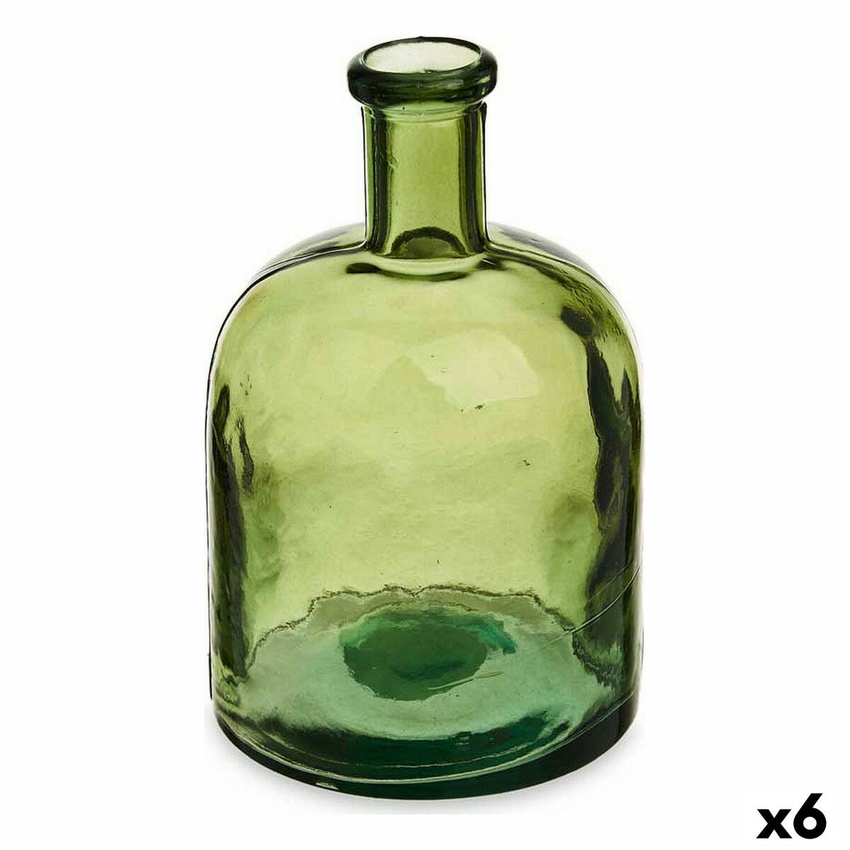 Decorative Bottle Gift Decor 2385-G Green Product Width 2.25 L 15 x 23.5 x 15 cm Decoration (6 Units)