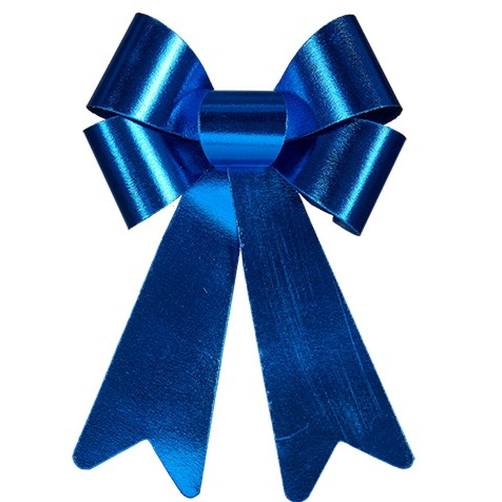 Krist+ HJ1-12061 Blue PVC Bow 24 x 36 x 5 cm Christmas Ornament (12 Units)
