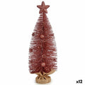 Árvore de Natal Krist+ FG20-19WS072 Cor de Rosa 13 x 41 x 13 cm (12 Unidades)